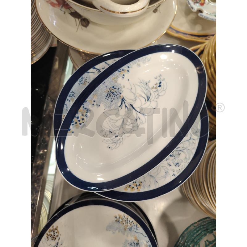 SERVIZIO PIATTI GINORI RIGA E FIORI BLU | Mercatino dell'Usato Roma eur 4