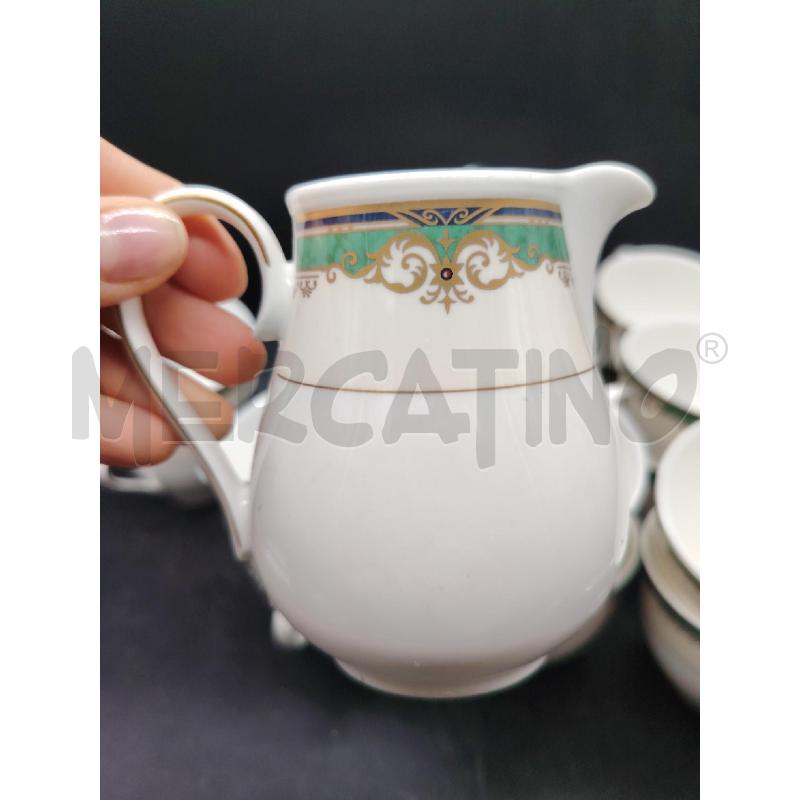 SERVIZIO THE ROYAL BONE CHINA BORDO VERDE | Mercatino dell'Usato Roma eur 3