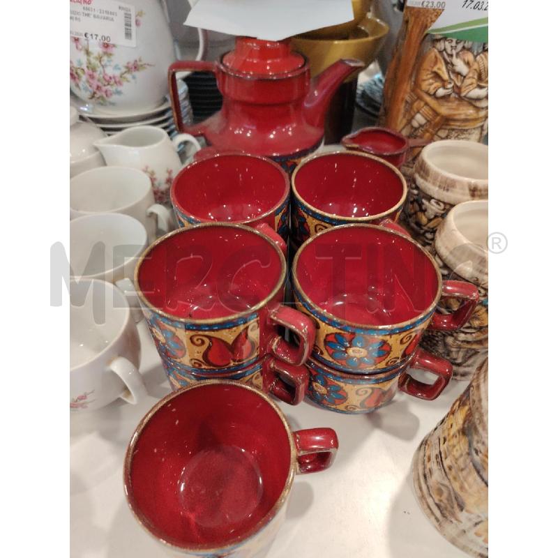 SERVIZIO THE WINTERLING ROSSO POLICROMO | Mercatino dell'Usato Roma eur 1