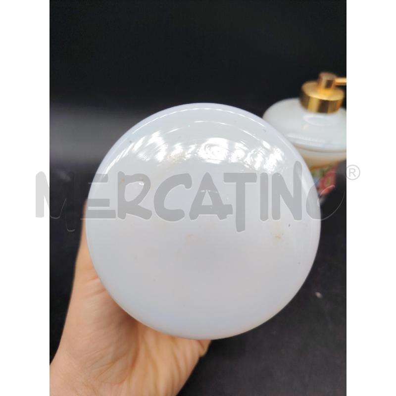SET BAGNO VETRO BIA FIORI  | Mercatino dell'Usato Roma eur 4