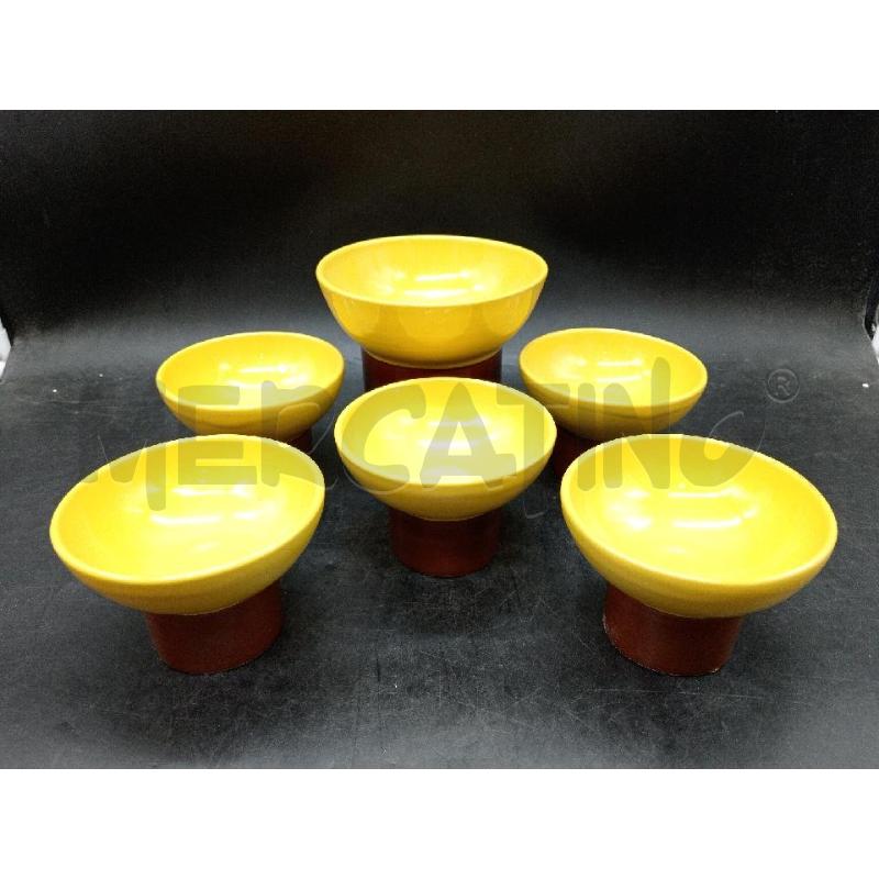 SET COLAZ CER ROMETTI GIALLO | Mercatino dell'Usato Roma eur 1