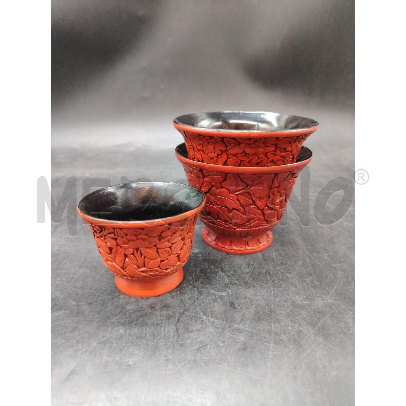 SET COPPE CERALACCA LAVORATE  | Mercatino dell'Usato Roma eur 1