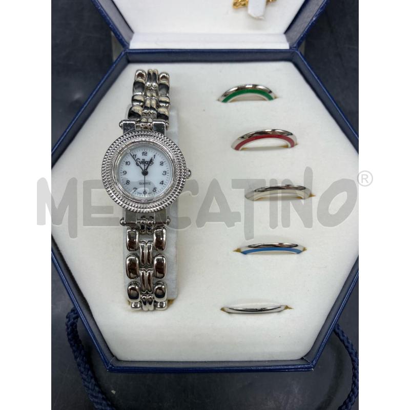 SET OROLOGIO EVILARD CERCHIETTI COLOR | Mercatino dell'Usato Roma eur 2