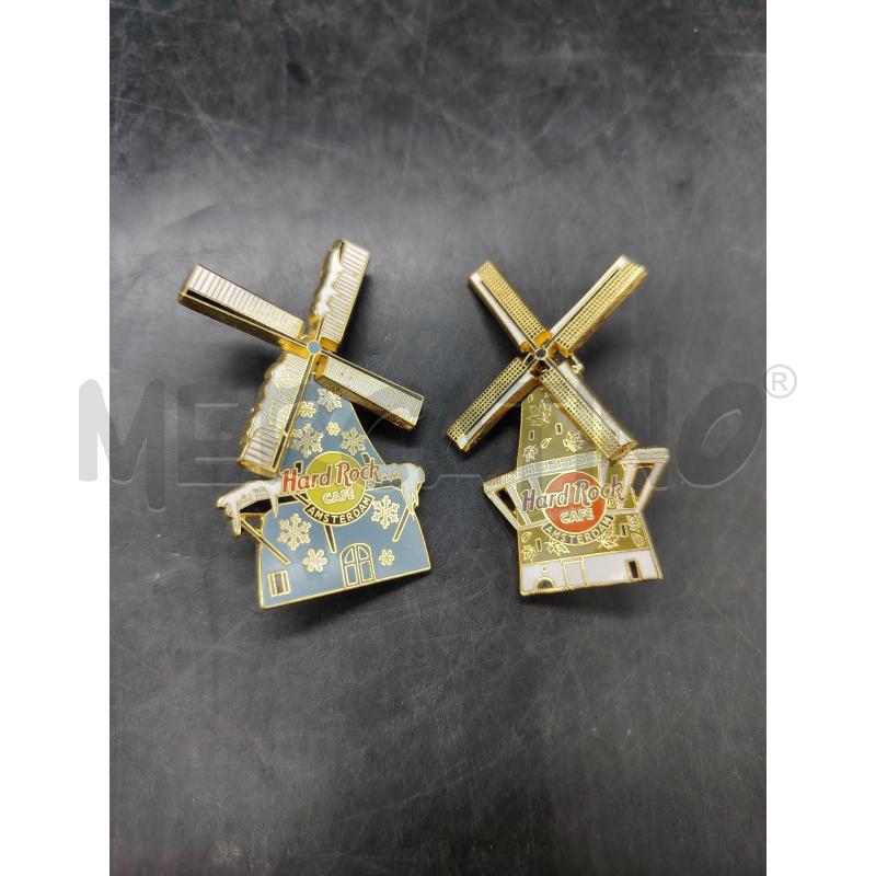SET SPILLE HARD ROCK CAFE AMSTERDAM MULINI | Mercatino dell'Usato Roma eur 4