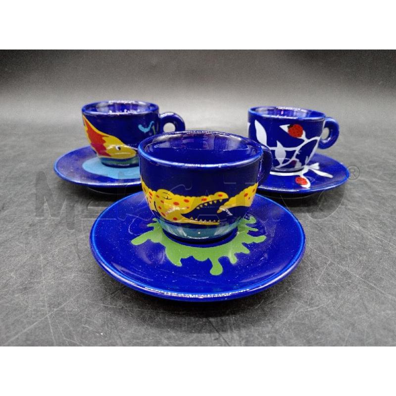SET TAZZINE ILLY LUCA TRAZZI | Mercatino dell'Usato Roma eur 2