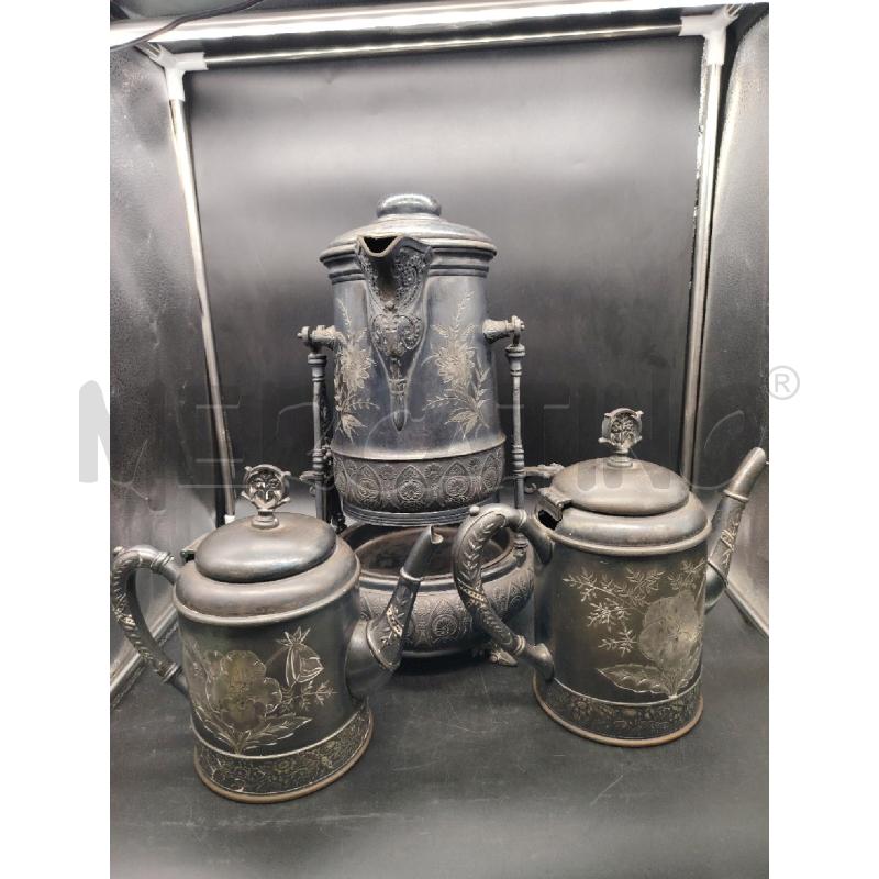 SET VERSATOIO E TEIERE MET LAV | Mercatino dell'Usato Roma eur 1