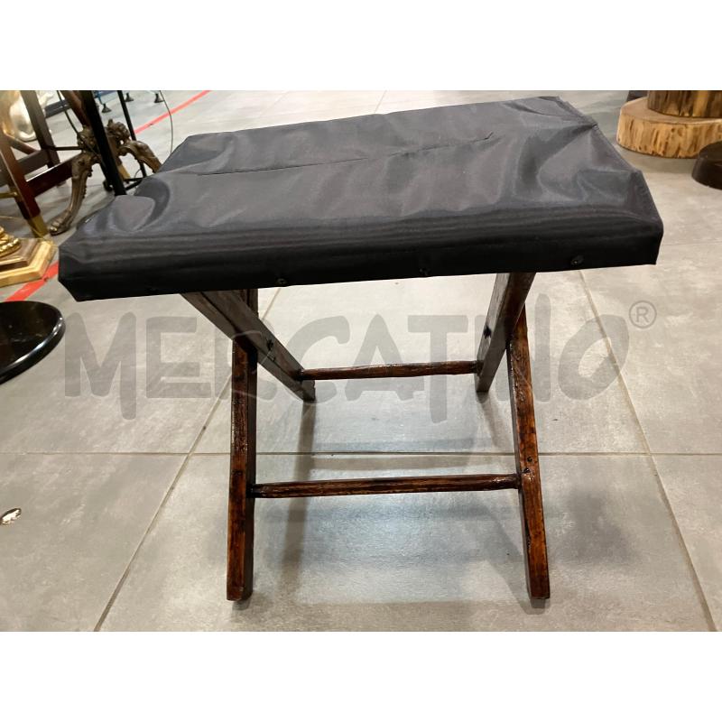 SGABELLINO PIEGHEVOLE LEGNO | Mercatino dell'Usato Roma eur 3