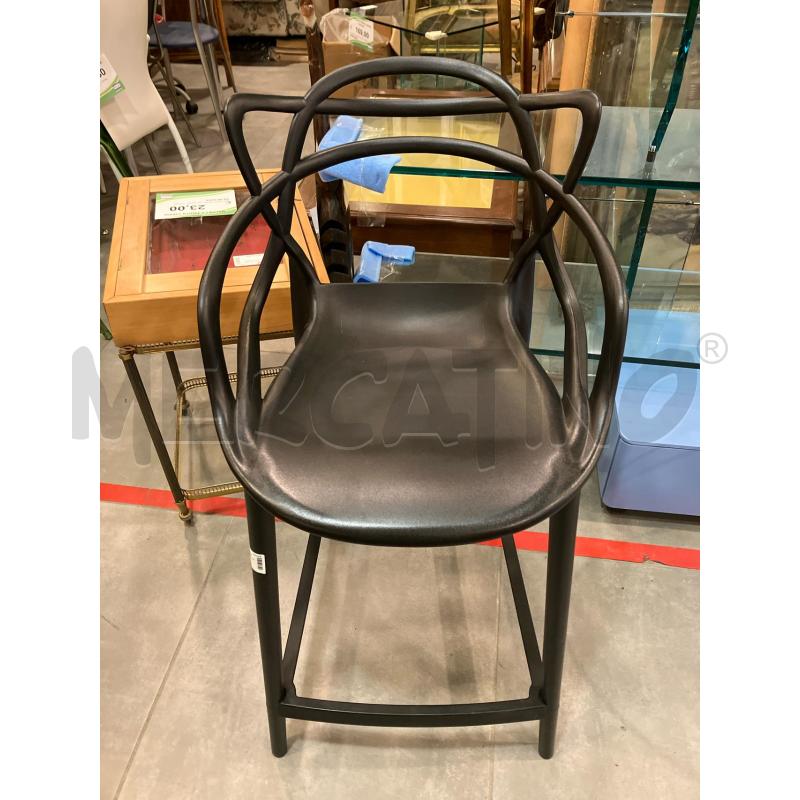 SGABELLO ALTO NERO SAMIRA | Mercatino dell'Usato Roma eur 1