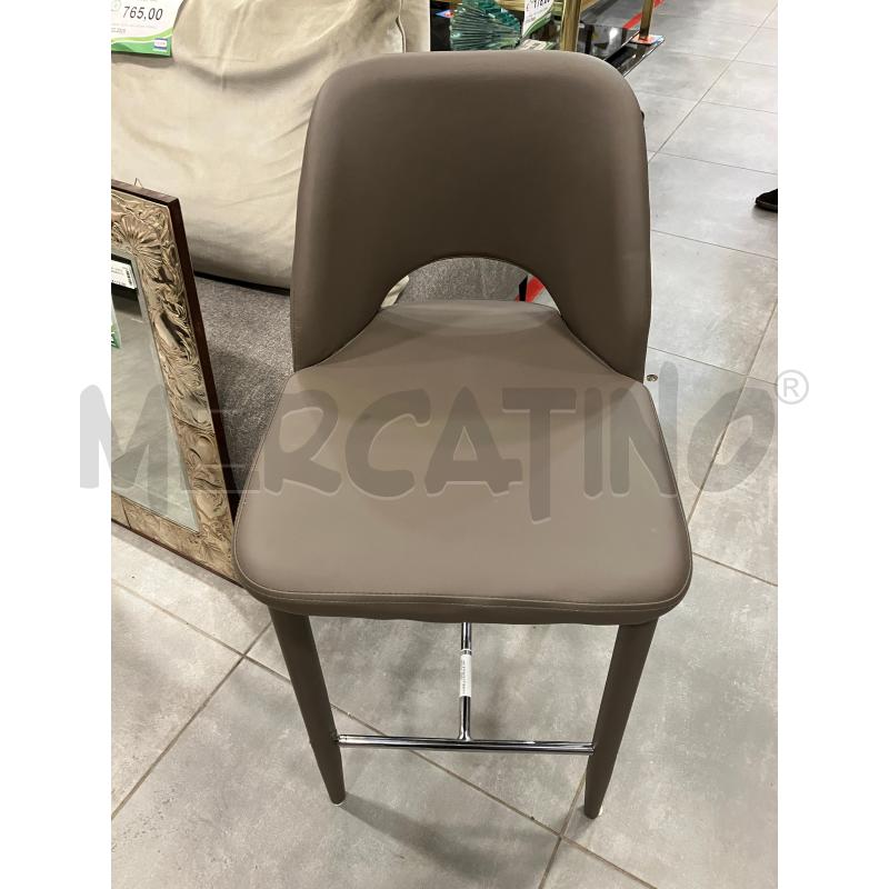SGABELLO E/PELLE GRI | Mercatino dell'Usato Roma eur 1