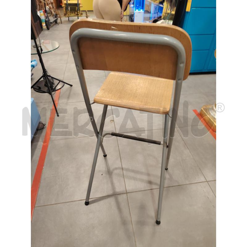 SGABELLO MET LEGNO | Mercatino dell'Usato Roma eur 2
