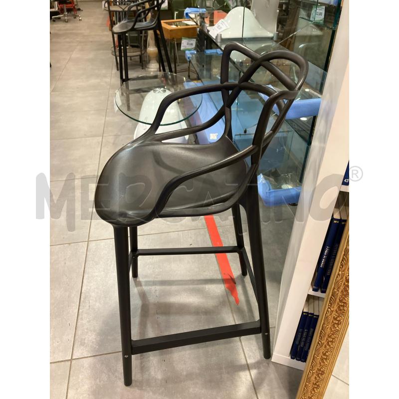 SGABELLO NERO ALTO SAMIRA | Mercatino dell'Usato Roma eur 2