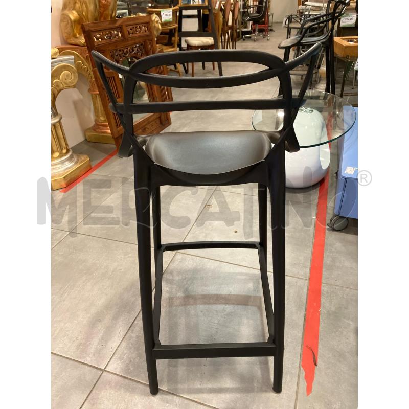 SGABELLO NERO ALTO SAMIRA | Mercatino dell'Usato Roma eur 3