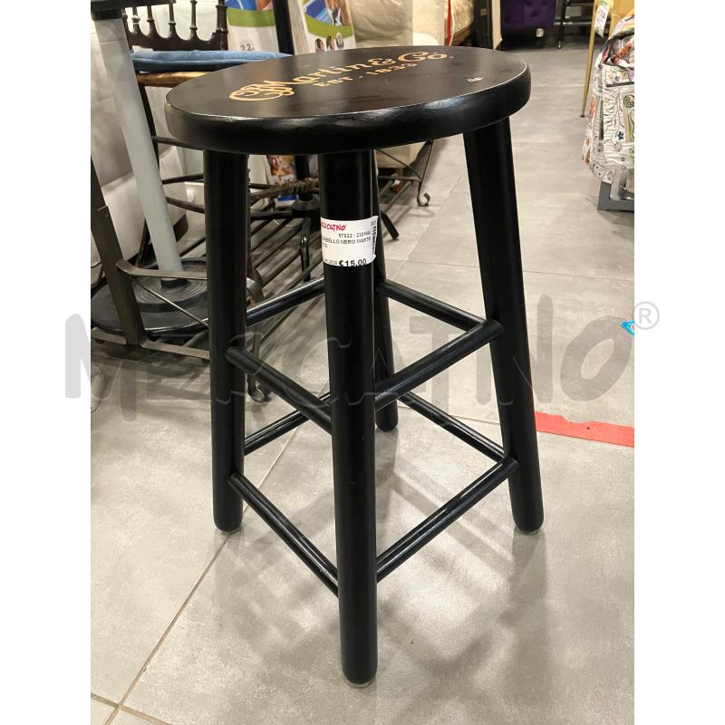 SGABELLO NERO MARTIN E CO | Mercatino dell'Usato Roma eur 3
