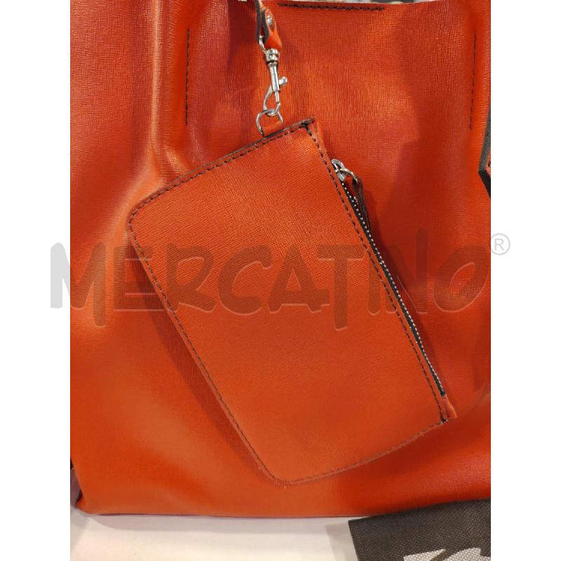 SHOPPER GIANNI CHIARINI PELLE RSS CARTELLINO | Mercatino dell'Usato Roma eur 2