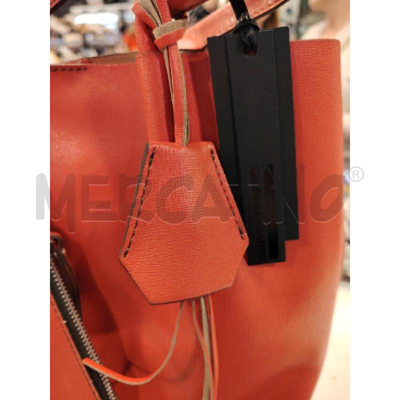 SHOPPER GIANNI CHIARINI PELLE RSS CARTELLINO | Mercatino dell'Usato Roma eur 3