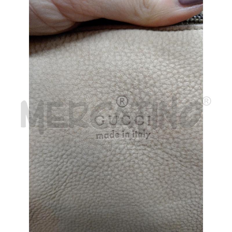 SHOPPER GUCCI BEIGE PELLE INSERTI PITON MARR 323655 213317 | Mercatino dell'Usato Roma eur 2