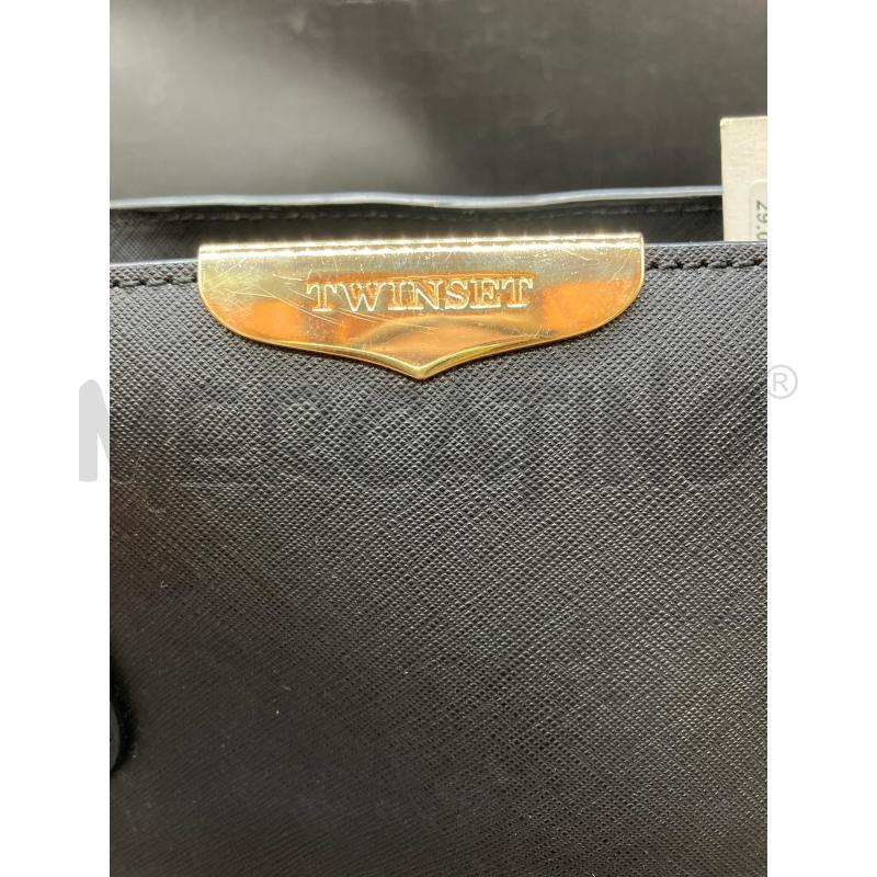 SHOPPER TWINSET NE PELLE  | Mercatino dell'Usato Roma eur 2