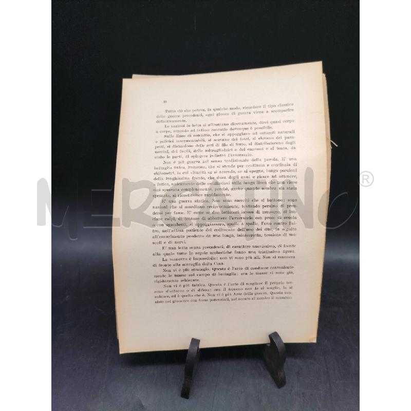 SINTESI CRITICA DELLA GRANDE GUERRA 1925 | Mercatino dell'Usato Roma eur 2