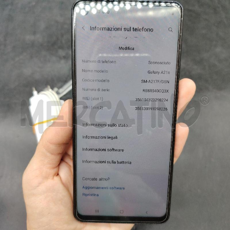 SMARTPHONE SAMSUNG A21S | Mercatino dell'Usato Roma eur 3