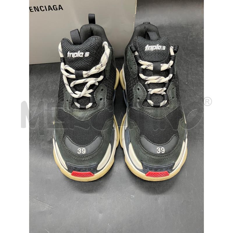 SNEAKERS D BALENCIAGA TRIPLE S NERA SCATOLA | Mercatino dell'Usato Roma eur 2