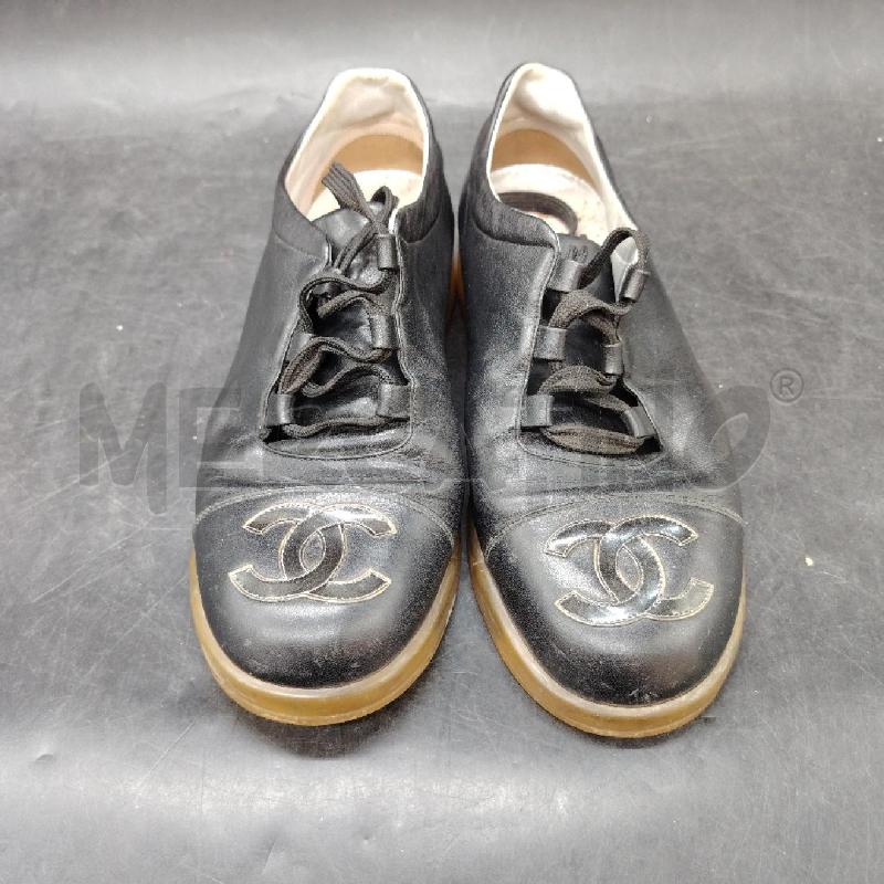 SNEAKERS D CHANEL NERE LOGO PUNTA  | Mercatino dell'Usato Roma eur 2