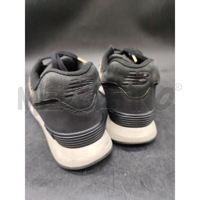 SNEAKERS D NEW BALANCE 574 NERO INS BEIGE | Mercatino dell'Usato Roma eur 5