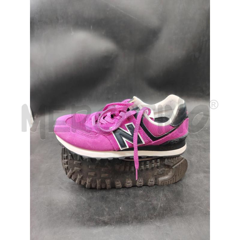 SNEAKERS D NEW BALANCE FUCSIA DETT NE 574 | Mercatino dell'Usato Roma eur 3