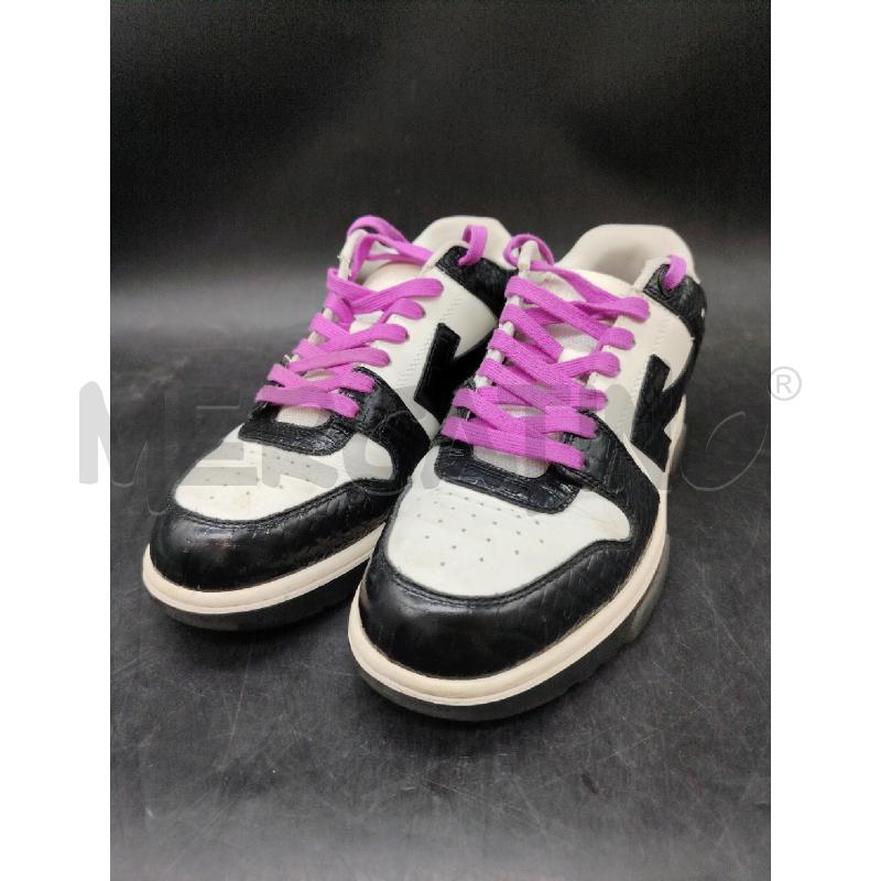 SNEAKERS D OFF WHITE BIA DETTAGLI NE LACCI VIO | Mercatino dell'Usato Roma eur 1
