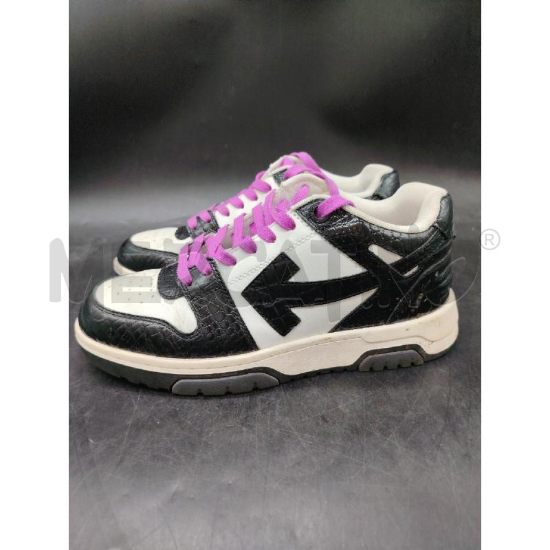 SNEAKERS D OFF WHITE BIA DETTAGLI NE LACCI VIO | Mercatino dell'Usato Roma eur 2