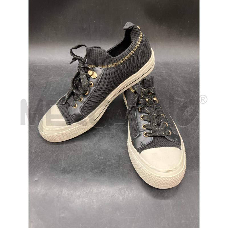 SNEAKERS D REQINS NERE TELA DETT BIA  | Mercatino dell'Usato Roma eur 1