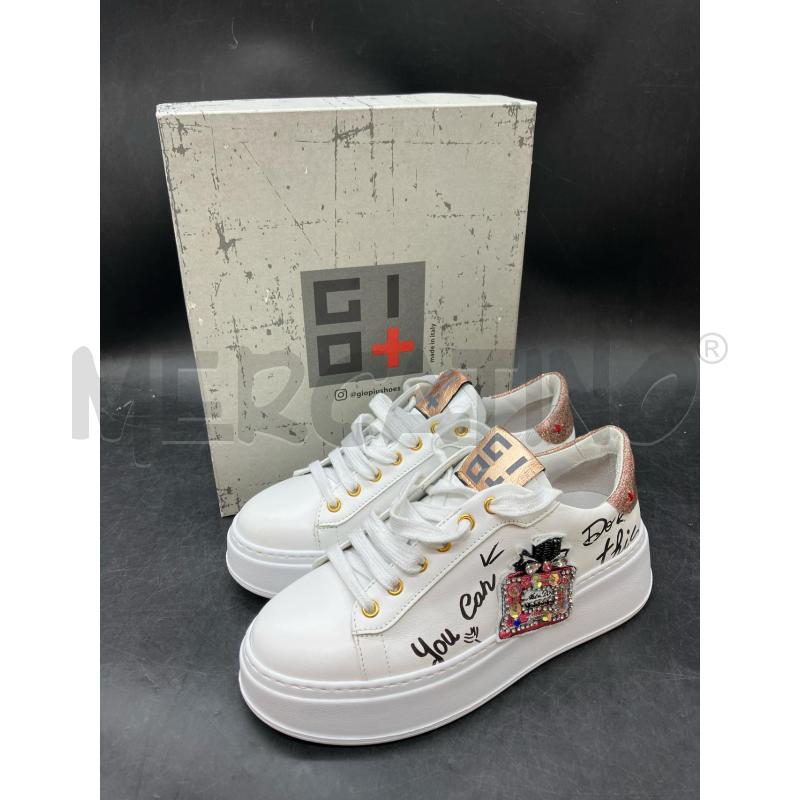 SNEAKERS D SCATO GIO+ BIA LUNETTA GLITTER RICAMO PROFUMO  | Mercatino dell'Usato Roma eur 1
