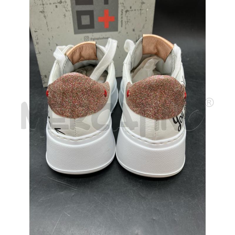 SNEAKERS D SCATO GIO+ BIA LUNETTA GLITTER RICAMO PROFUMO  | Mercatino dell'Usato Roma eur 3