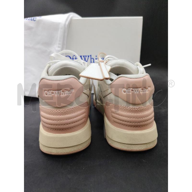 SNEAKERS D SCATO OFF WHITE BIANCHE ROSA  | Mercatino dell'Usato Roma eur 2