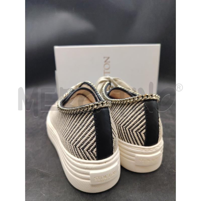 SNEAKERS D SCATO STOKTON RIGHE BIA NE CATENA  | Mercatino dell'Usato Roma eur 2