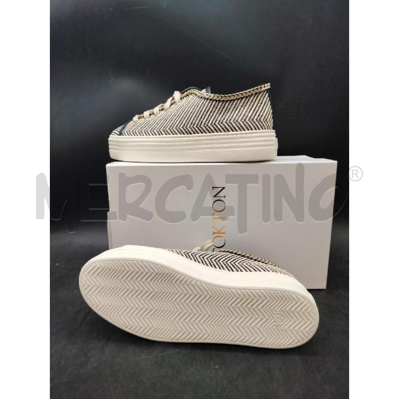 SNEAKERS D SCATO STOKTON RIGHE BIA NE CATENA  | Mercatino dell'Usato Roma eur 3