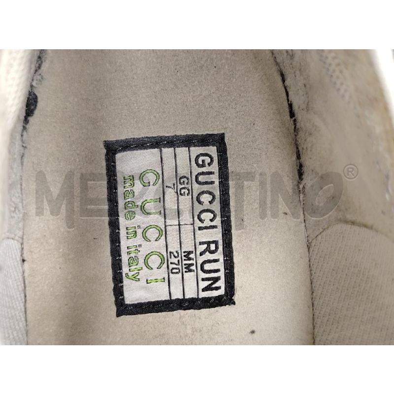 SNEAKERS GUCCI RUN BIA TELA  | Mercatino dell'Usato Roma eur 3