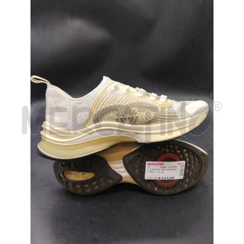 SNEAKERS GUCCI RUN BIA TELA  | Mercatino dell'Usato Roma eur 4