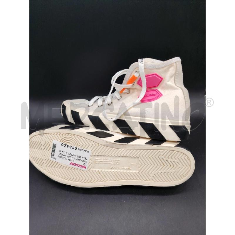 SNEAKERS U OFF WHITE TELA BIA IMPRESSIONISM | Mercatino dell'Usato Roma eur 3