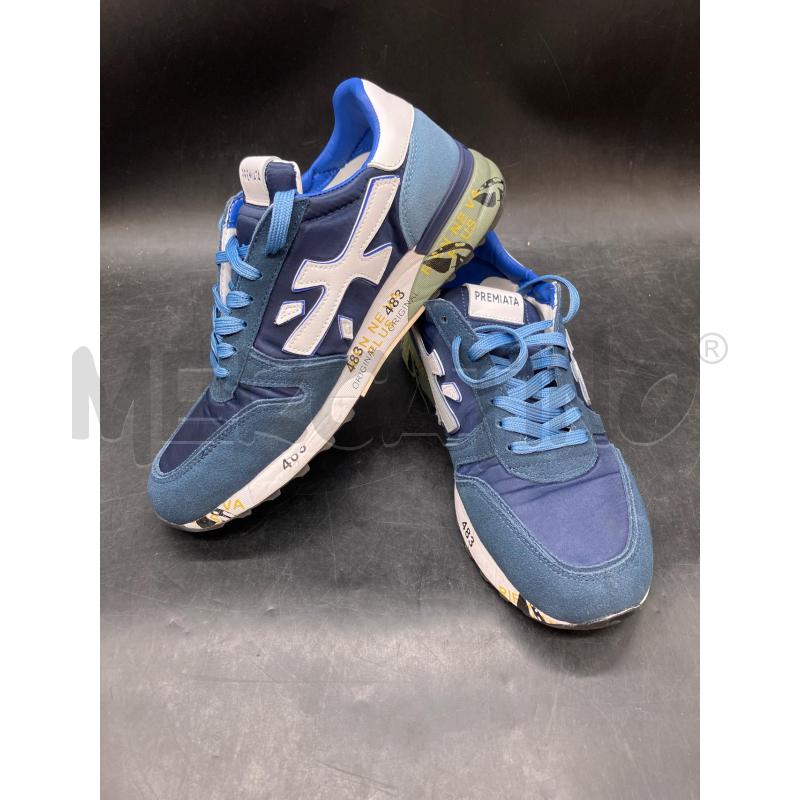 SNEAKERS U PREMIATA BLU 5696DETT CEL BIA | Mercatino dell'Usato Roma eur 1