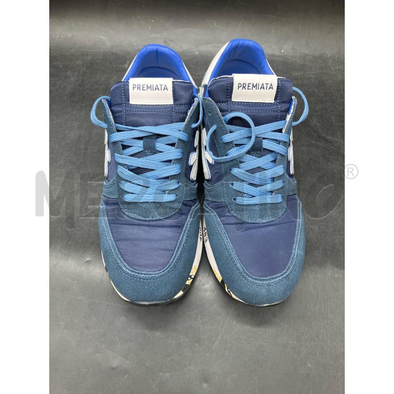 SNEAKERS U PREMIATA BLU 5696DETT CEL BIA | Mercatino dell'Usato Roma eur 2