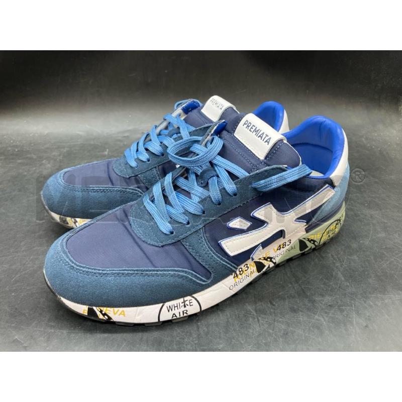 SNEAKERS U PREMIATA BLU 5696DETT CEL BIA | Mercatino dell'Usato Roma eur 3