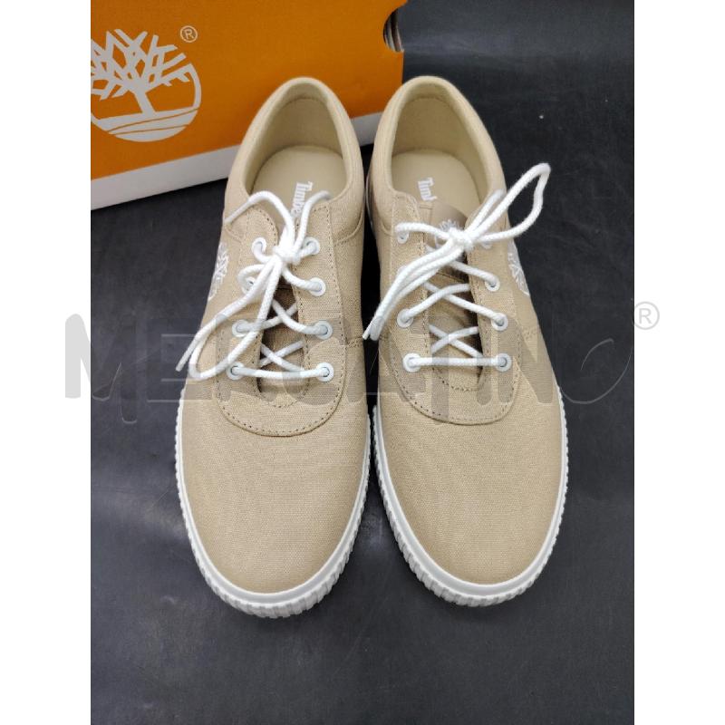 SNEAKERS U TIMBERLAND SCATOLA LOW LACE BEI CANVAS | Mercatino dell'Usato Roma eur 2