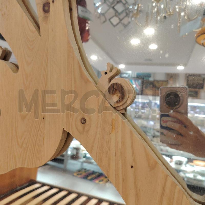 SPECCHIO ARTIGIANALE LEGNO GRANDE | Mercatino dell'Usato Roma eur 2