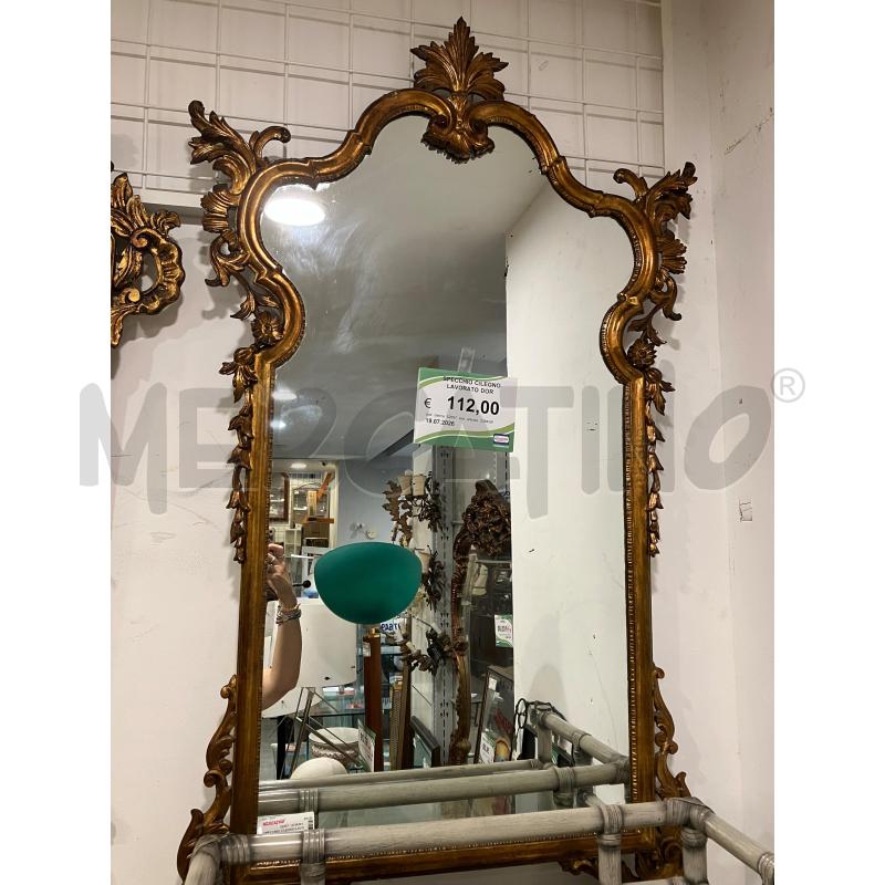 SPECCHIO C/LEGNO LAVORATO DOR | Mercatino dell'Usato Roma eur 1
