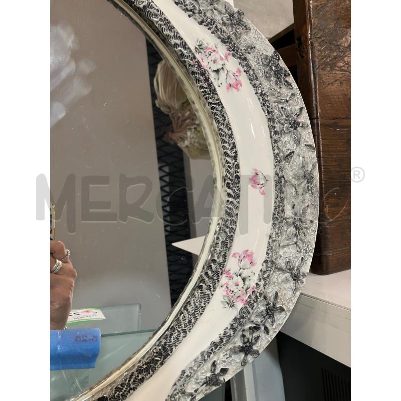 SPECCHIO CERAMICA DIPINTA | Mercatino dell'Usato Roma eur 2