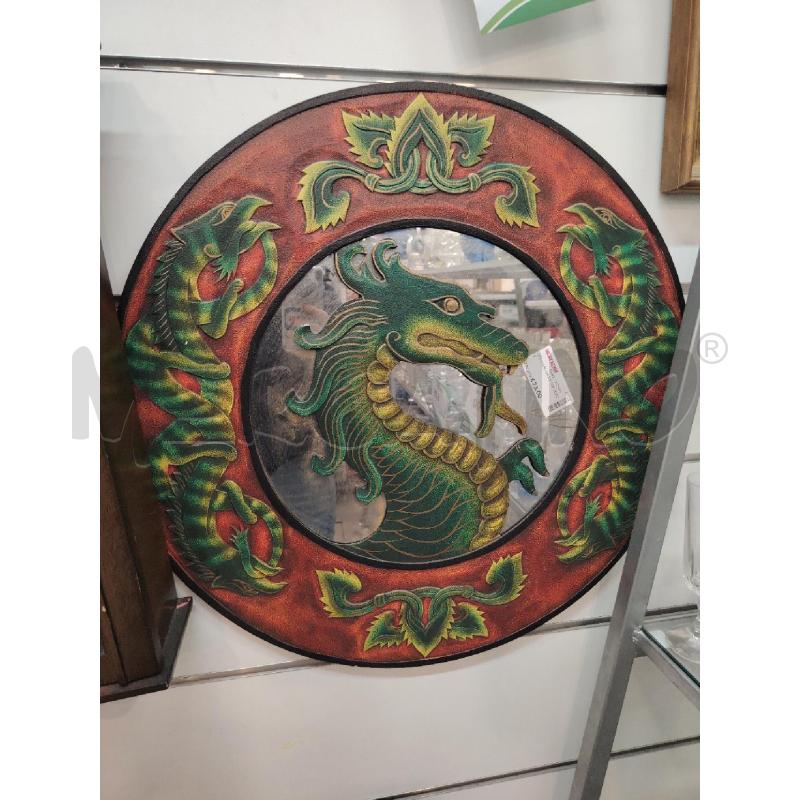 SPECCHIO DRAGONE VERDE  | Mercatino dell'Usato Roma eur 1