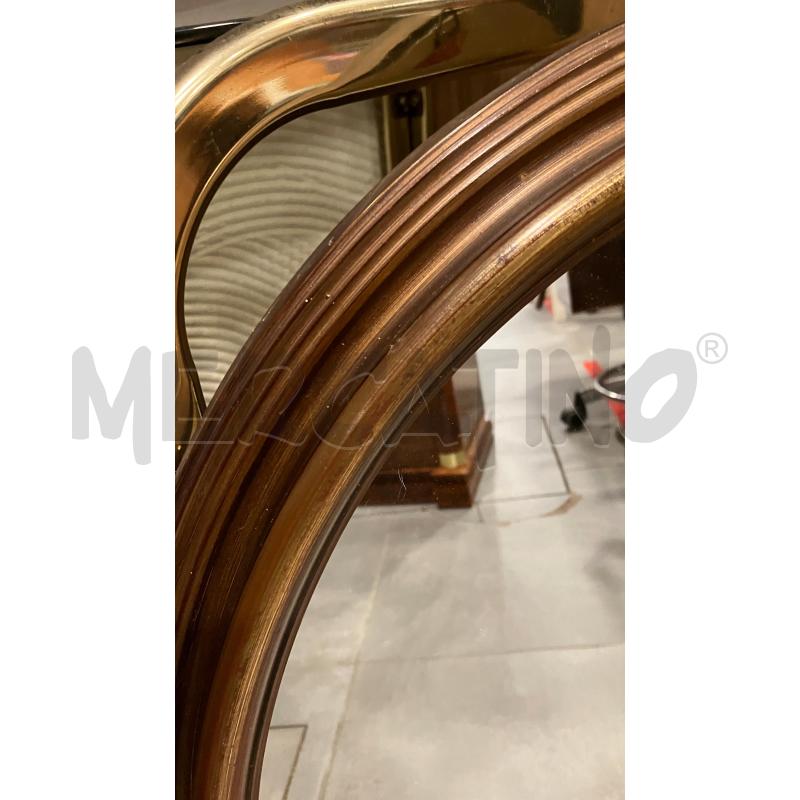 SPECCHIO OVALE C/LEGNO DOR | Mercatino dell'Usato Roma eur 2