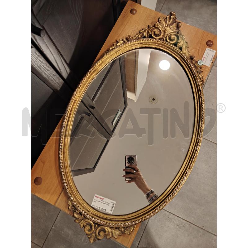 SPECCHIO OVALE FREGI DOR | Mercatino dell'Usato Roma eur 1