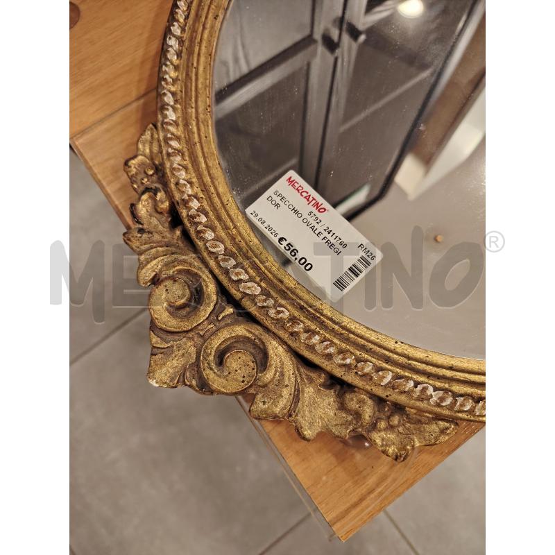 SPECCHIO OVALE FREGI DOR | Mercatino dell'Usato Roma eur 3