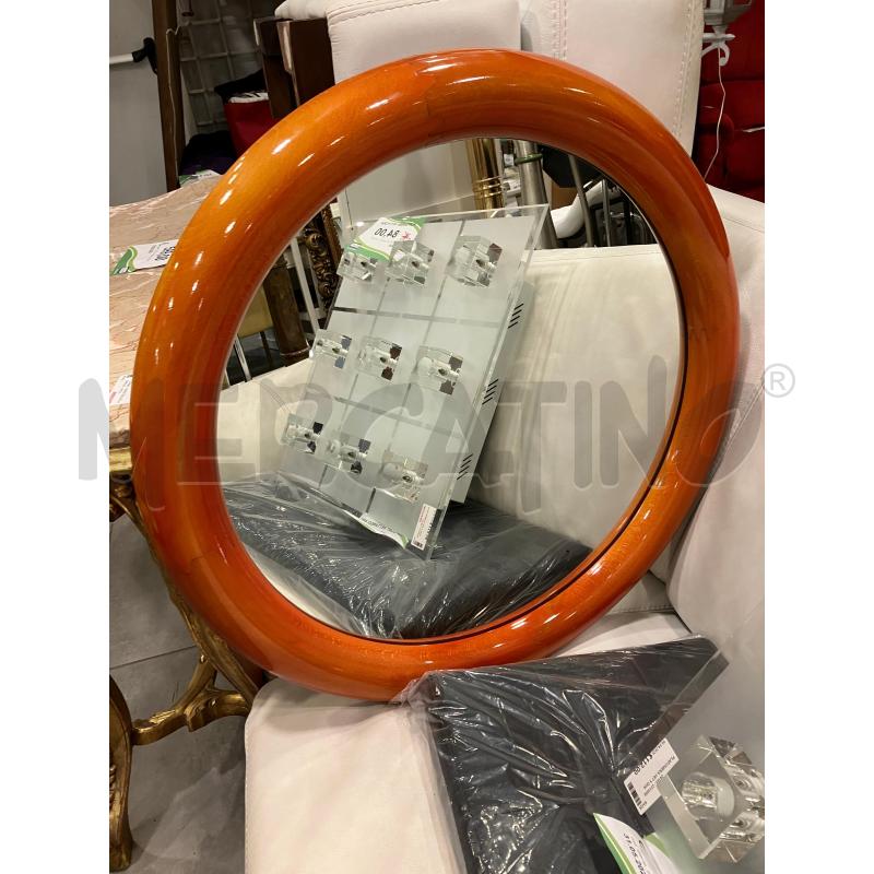 SPECCHIO TONDO LEGNO | Mercatino dell'Usato Roma eur 1